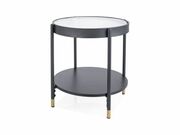 Стол журнальный SIGNAL LAGUNA A белый/черный,..