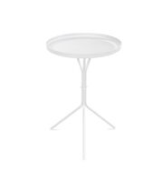 Стол журнальный Sheffilton SHT-CT11 артикул Сж-98 белый муар (+)