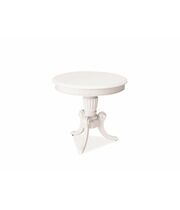 Стол журнальный SIGNAL NEVADA D белый/белый