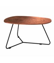 Стол журнальный Sheffilton SHT-CT52-3 кариф/черный муар