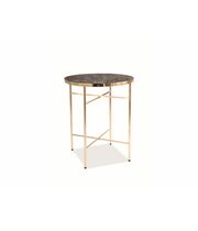 Стол журнальный SIGNAL IBIZA C мраморный эффект/золотой, 42/51