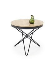 Стол журнальный HALMAR LEILA натуральный/черный