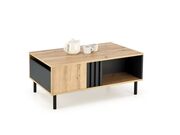 Стол журнальный HALMAR SONIA дуб артизан/черн..