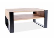 Стол журнальный SIGNAL GEMA дуб вотан/черный,..