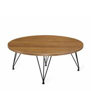 Стол журнальный Sheffilton SHT-TU29/H36/ЛДСП 80 артикул Сж-108 орех/черный муар