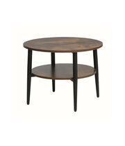 Стол журнальный SIGNAL ELLA B коричневый/черный