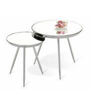 Стол журнальный Sheffilton SHT-CT19 артикул SHT-СТЖ7 зеркальный/хром