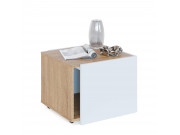 Стол журнальный Сокол СЖ-11 дуб сонома/белый..