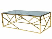 Стол журнальный SIGNAL ESCADA A дымчатый/золо..