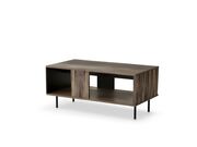 Стол журнальный HALMAR SWING LAW-1 орех/черны..