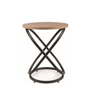 Стол журнальный SIGNAL EOS E дуб артизан/черный