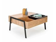 Стол журнальный HALMAR PODIUM натуральный/чер..