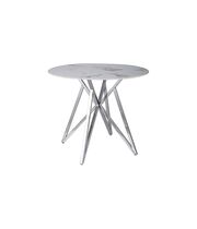 Стол обеденный SIGNAL MURANO белый/хром 90