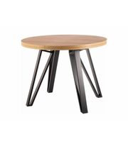 Стол обеденный SIGNAL GALAXY дуб артизан/черный, 100-168/100/76