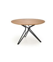 Стол обеденный HALMAR PIXEL 2 дуб золотой/черный, 120/76