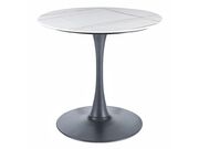 Стол обеденный SIGNAL ESPERO белый мат/черный..