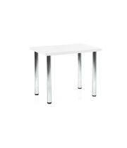 Стол обеденный HALMAR MODEX белый/хром, 90/60/75