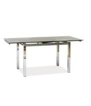 Стол обеденный SIGNAL GD017 серый/хром