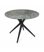 Стол Sheffilton SHT-TU30/ТT27-1 90 пластик HPL артикул SHT-СП18 черный/бостон темный