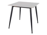 Стол обеденный SIGNAL RION белый лак/черный 8..