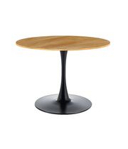 Стол обеденный SIGNAL AMADEO II дуб/черный мат 90