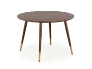 Стол обеденный HALMAR DOMENICO орех/золотой, ..