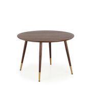 Стол обеденный HALMAR DOMENICO орех/золотой, 110/76/72