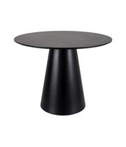 Стол обеденный SIGNAL ANGEL  эффект серого мрамора/черный 100