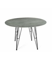 Стол Sheffilton SHT-TU10/TT21-6 100/75 керамика артикул SHT-Т168 черный/гранитно-серый