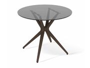 Стол Sheffilton SHT-TU30/TT26 90 СТЕКЛО корич..