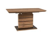 Стол обеденный SIGNAL LEONARDO дуб/черный, 14..