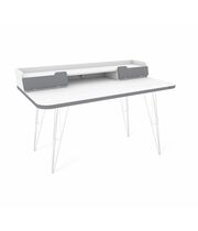 Стол рабочий Sheffilton SHT-TU10/TT31 120/65 ЛДСП белый/белый шагрень/серый