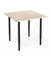 Стол Sheffilton SHT-TU65/TT 80/80 МДФ черный/ассаль