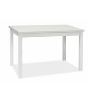 Стол обеденный SIGNAL ADAM белый мат/белый мат, 100/60/75