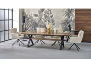 Стол обеденный HALMAR BARON орех/черный, 200-..