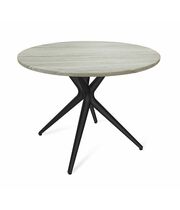 Стол Sheffilton SHT-TU30/90 МДФ артикул SHT-CП16 черный/дуб верона белый