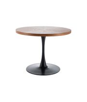 Стол обеденный SIGNAL AMADEO орех/черный мат 100