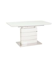 Стол обеденный SIGNAL LEONARDO белый лак/белый лак, 140-180/80/76