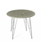 Стол Sheffilton SHT-TU10/МДФ 80 лофт медь/хром лак