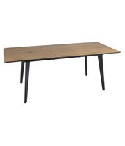 Стол обеденный SIGNAL RENE дуб/черный, 160-200/90