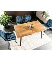 Стол обеденный SIGNAL FRESNO дуб артизан/черный 120-180/80/76