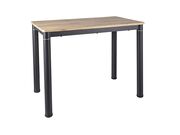 Стол обеденный SIGNAL DAMAR дуб артизан/черны..