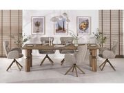 Стол обеденный HALMAR MELTON орех светлый/оре..