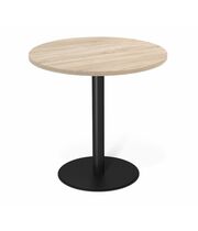 Стол Sheffilton SHT-TU43/TT 80 ЛДСП черный муар/дуб сонома