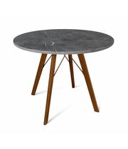 Стол Sheffilton SHT-TU9/90 МДФ темный орех/мрамор премиум