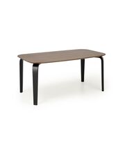 Стол обеденный HALMAR PEDRO орех/черный, 160/90/75