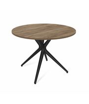 Стол Sheffilton SHT-TU30/90 ЛДСП артикул SHT-T165 черный/дуб галифакс табак