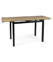 Стол обеденный SIGNAL GD017 дуб артизан/черный мат 110-170/74