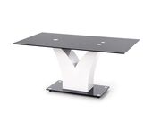 Стол обеденный HALMAR VESPER черный/белый, 16..