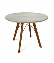 Стол Sheffilton SHT-TU9/90 МДФ артикул SHT-T147 темный орех/дуб верона белый